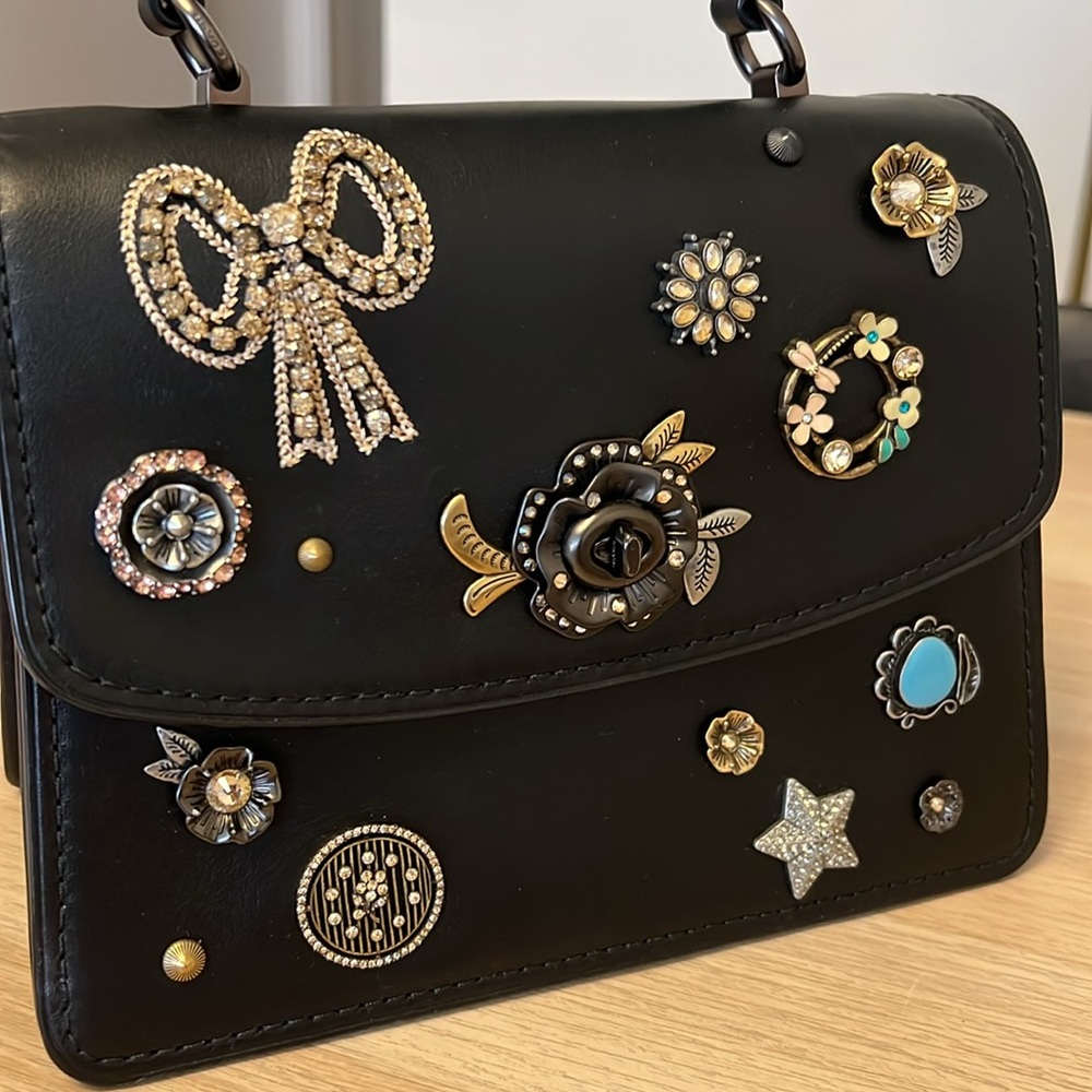 Coach top handle with charm an jewel bag - Picture 3 of 12